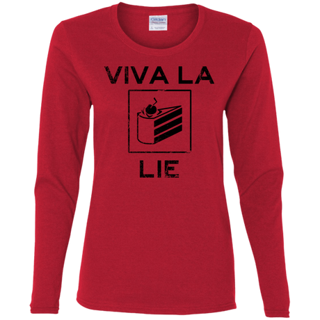T-Shirts Red / S Viva La Lie Women's Long Sleeve T-Shirt