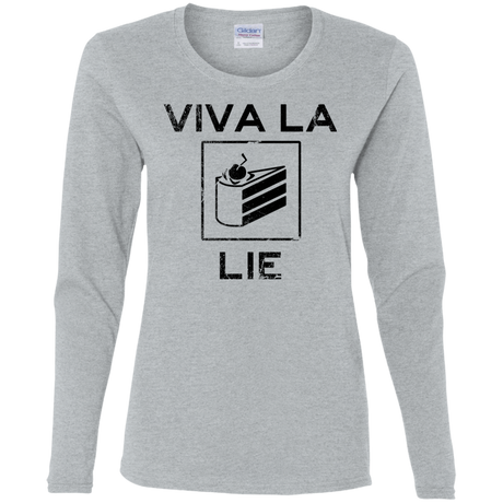 T-Shirts Sport Grey / S Viva La Lie Women's Long Sleeve T-Shirt