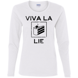 T-Shirts White / S Viva La Lie Women's Long Sleeve T-Shirt