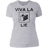 T-Shirts Heather Grey / X-Small Viva La Lie Women's Premium T-Shirt