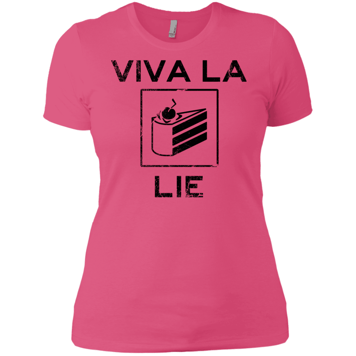 T-Shirts Hot Pink / X-Small Viva La Lie Women's Premium T-Shirt