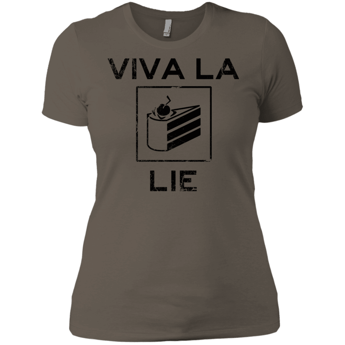 T-Shirts Warm Grey / X-Small Viva La Lie Women's Premium T-Shirt