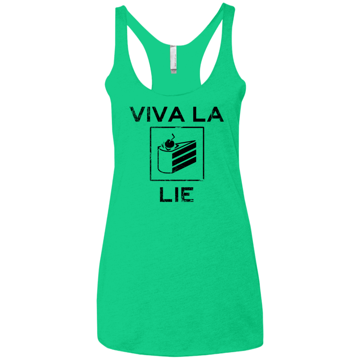 Viva La Lie Women's Triblend Racerback Tank