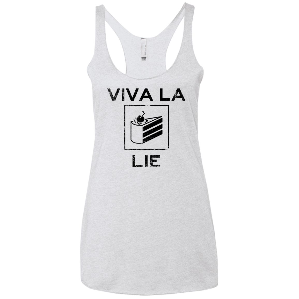 Viva La Lie Women's Triblend Racerback Tank