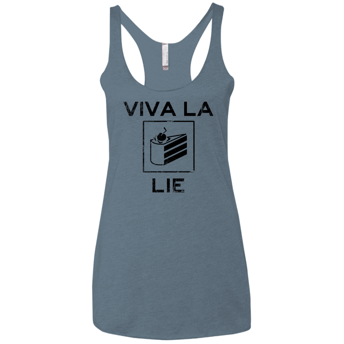 Viva La Lie Women's Triblend Racerback Tank
