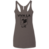 Viva La Lie Women's Triblend Racerback Tank