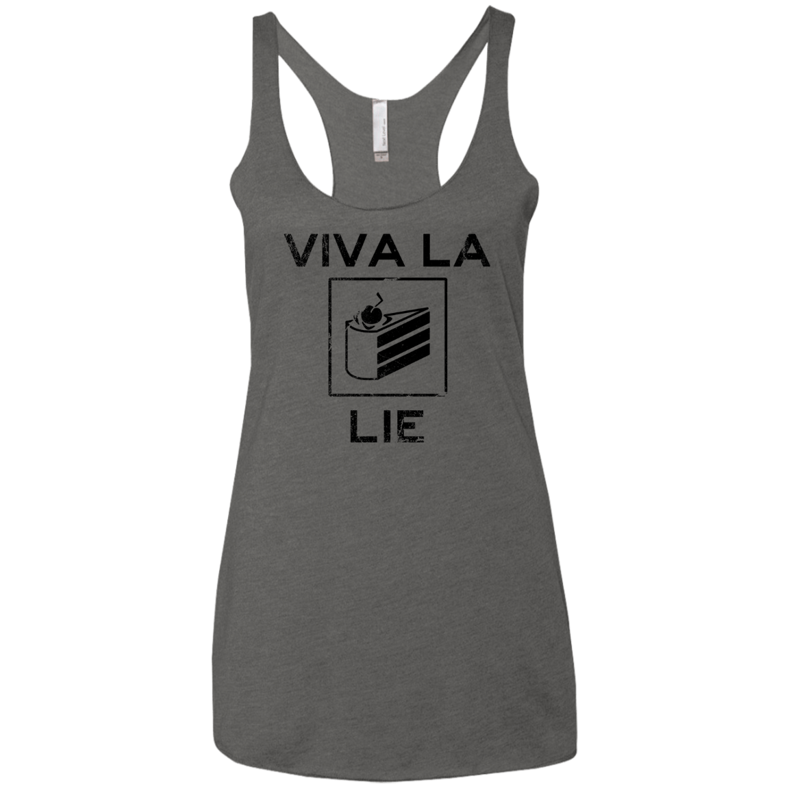 Viva La Lie Women's Triblend Racerback Tank