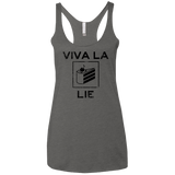 Viva La Lie Women's Triblend Racerback Tank