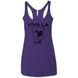 Viva La Lie Women's Triblend Racerback Tank
