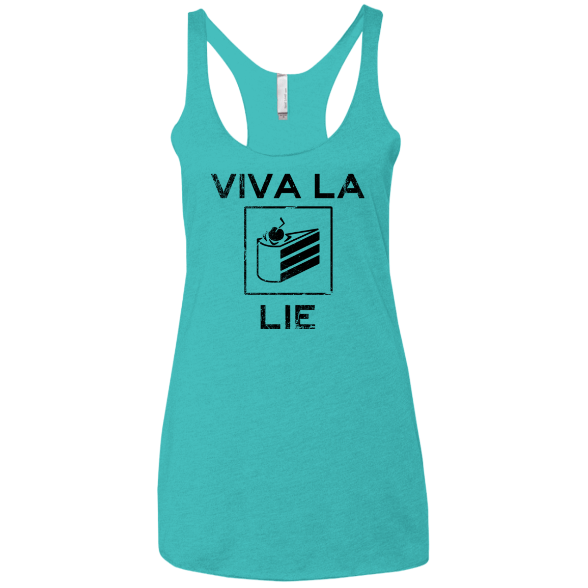 Viva La Lie Women's Triblend Racerback Tank