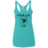 Viva La Lie Women's Triblend Racerback Tank
