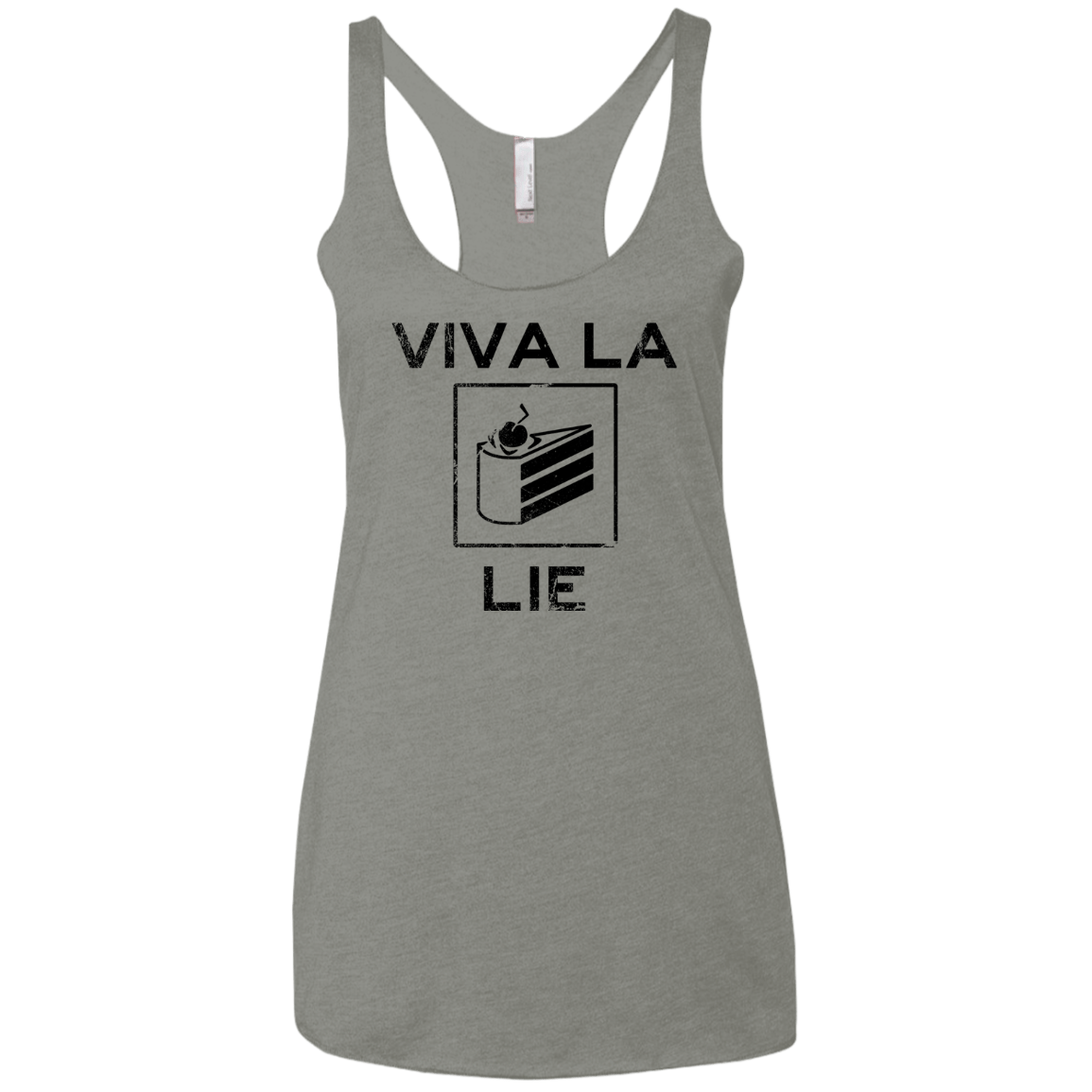 Viva La Lie Women's Triblend Racerback Tank