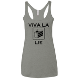 Viva La Lie Women's Triblend Racerback Tank
