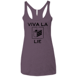 Viva La Lie Women's Triblend Racerback Tank
