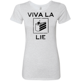 T-Shirts Heather White / S Viva La Lie Women's Triblend T-Shirt