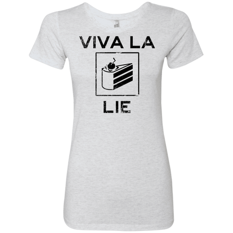 T-Shirts Heather White / S Viva La Lie Women's Triblend T-Shirt