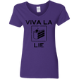 T-Shirts Purple / S Viva La Lie Women's V-Neck T-Shirt