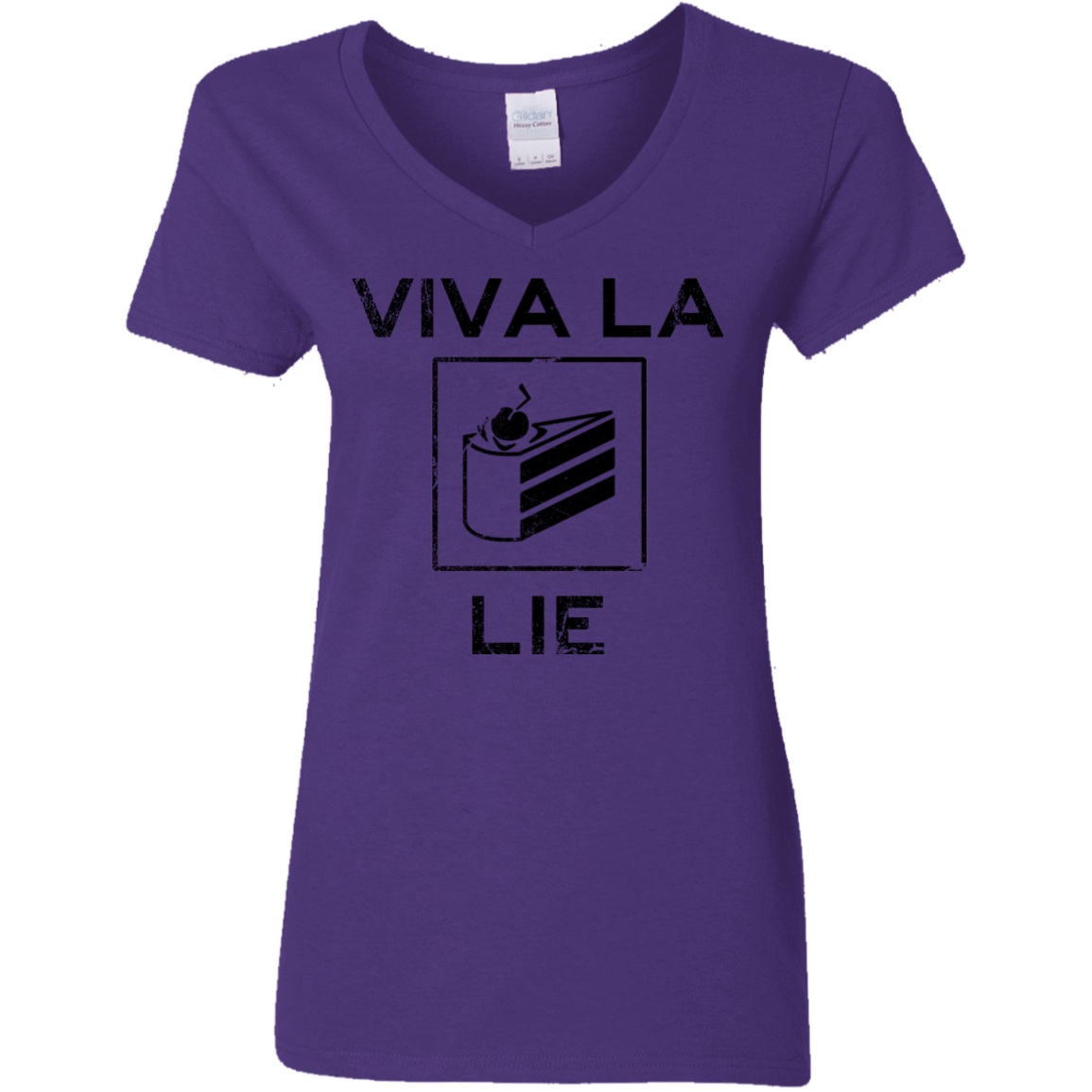 T-Shirts Purple / S Viva La Lie Women's V-Neck T-Shirt