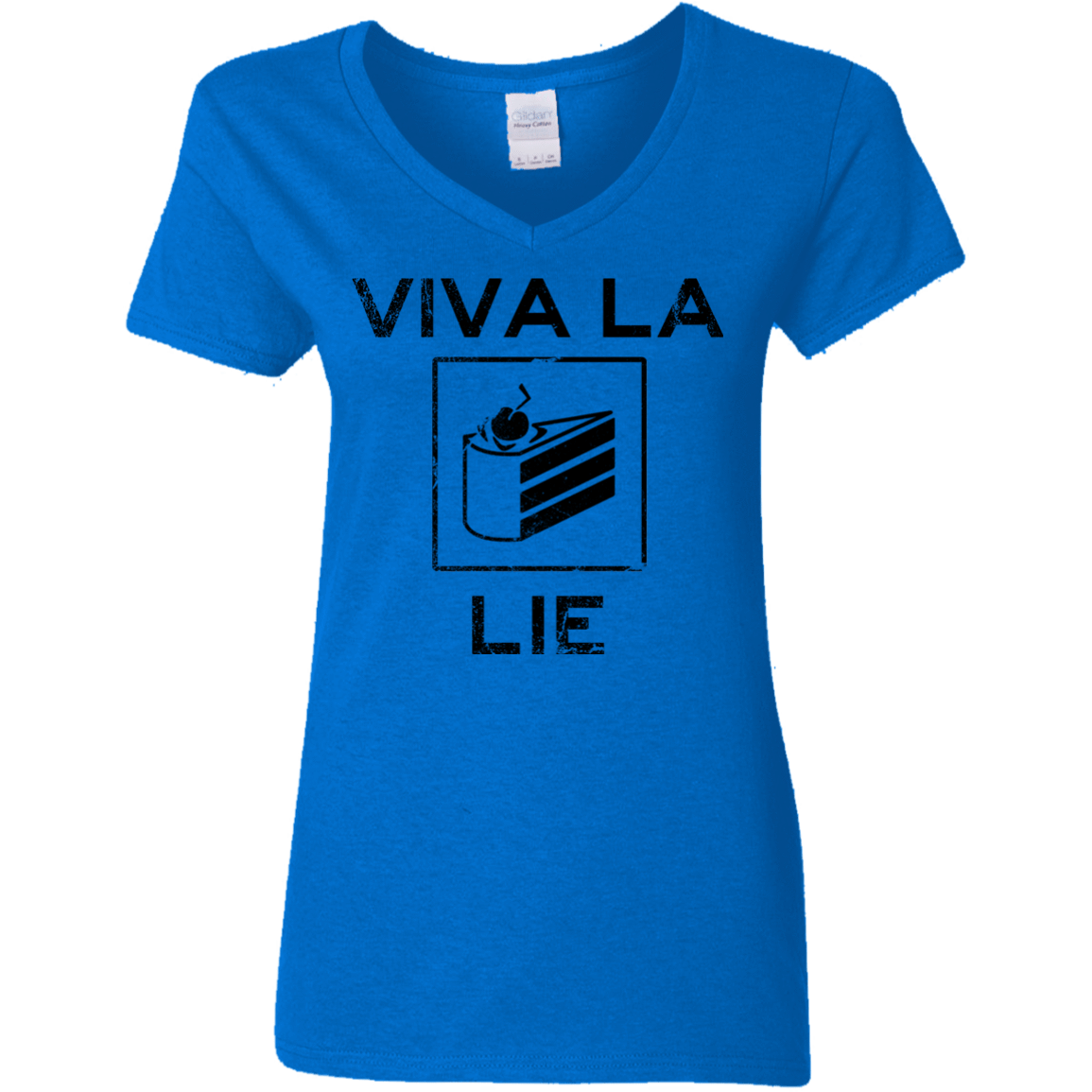 T-Shirts Royal / S Viva La Lie Women's V-Neck T-Shirt