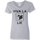 T-Shirts Sport Grey / S Viva La Lie Women's V-Neck T-Shirt