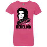T-Shirts Hot Pink / YXS Viva la Rebelion Girls Premium T-Shirt