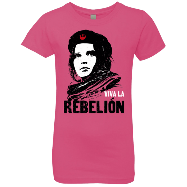 T-Shirts Hot Pink / YXS Viva la Rebelion Girls Premium T-Shirt