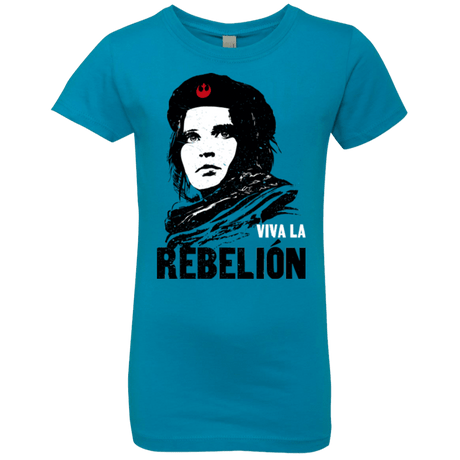 T-Shirts Turquoise / YXS Viva la Rebelion Girls Premium T-Shirt