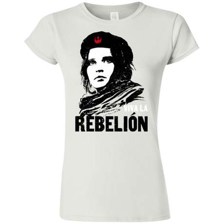 T-Shirts White / S Viva la Rebelion Junior Slimmer-Fit T-Shirt