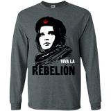 T-Shirts Dark Heather / S Viva la Rebelion Men's Long Sleeve T-Shirt