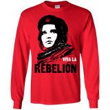 T-Shirts Red / S Viva la Rebelion Men's Long Sleeve T-Shirt