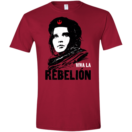T-Shirts Cardinal Red / S Viva la Rebelion Men's Semi-Fitted Softstyle