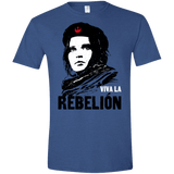 T-Shirts Heather Royal / X-Small Viva la Rebelion Men's Semi-Fitted Softstyle