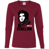 T-Shirts Cardinal / S Viva la Rebelion Women's Long Sleeve T-Shirt