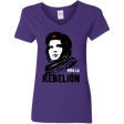 T-Shirts Purple / S Viva la Rebelion Women's V-Neck T-Shirt