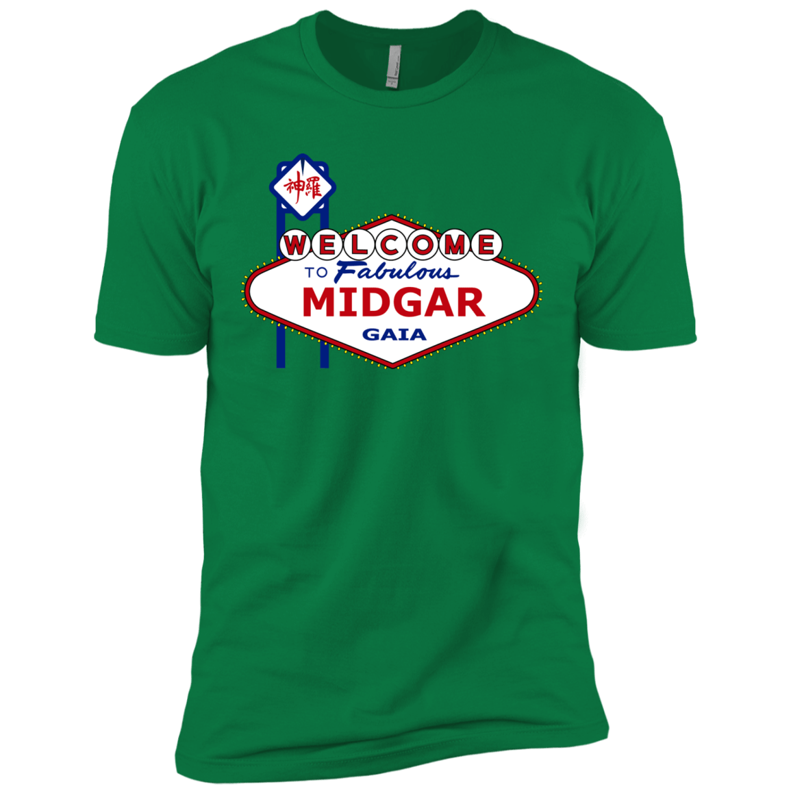 T-Shirts Kelly Green / X-Small Viva Midgar Men's Premium T-Shirt