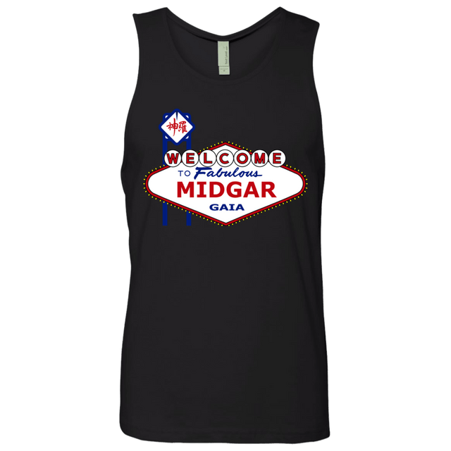 T-Shirts Black / Small Viva Midgar Men's Premium Tank Top