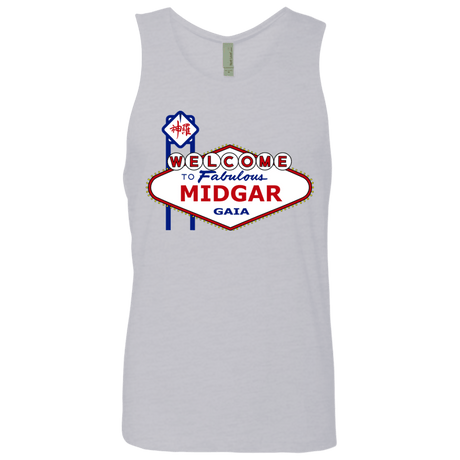 T-Shirts Heather Grey / Small Viva Midgar Men's Premium Tank Top