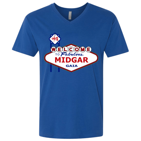 T-Shirts Royal / X-Small Viva Midgar Men's Premium V-Neck
