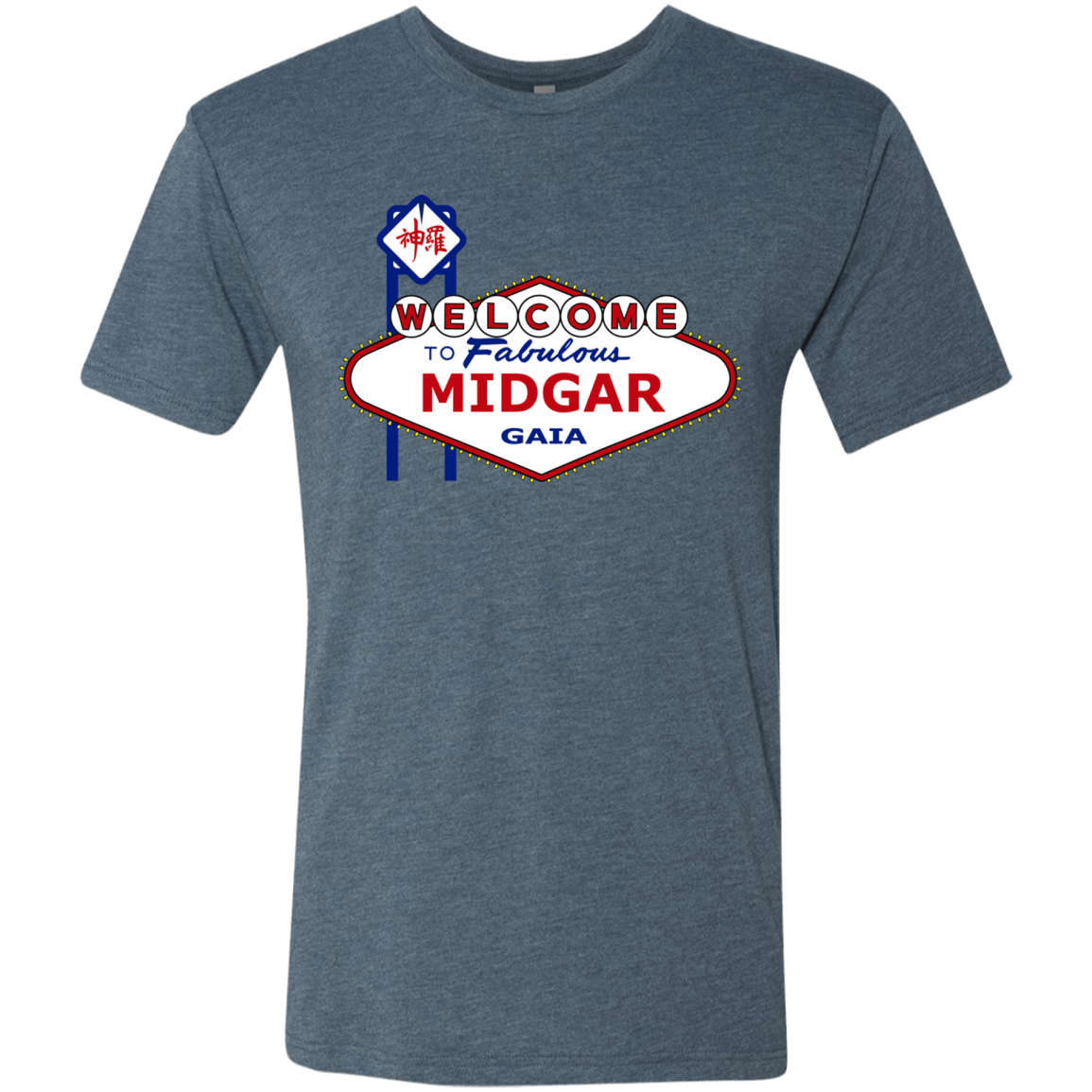 T-Shirts Indigo / Small Viva Midgar Men's Triblend T-Shirt