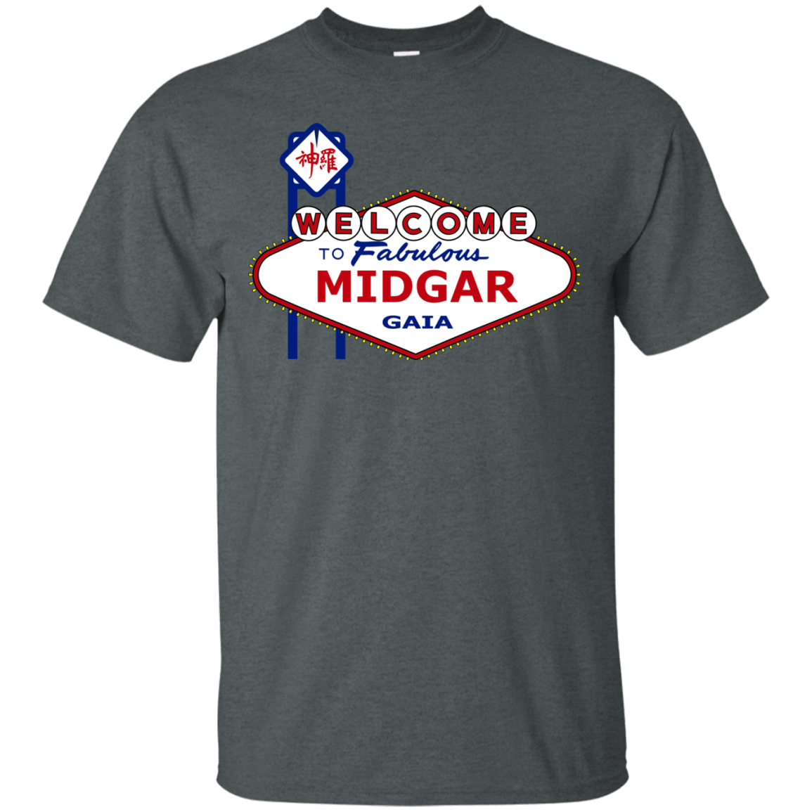 T-Shirts Dark Heather / Small Viva Midgar T-Shirt
