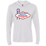 T-Shirts Heather White / X-Small Viva Midgar Triblend Long Sleeve Hoodie Tee