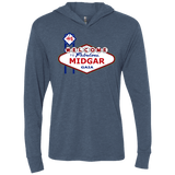 T-Shirts Indigo / X-Small Viva Midgar Triblend Long Sleeve Hoodie Tee