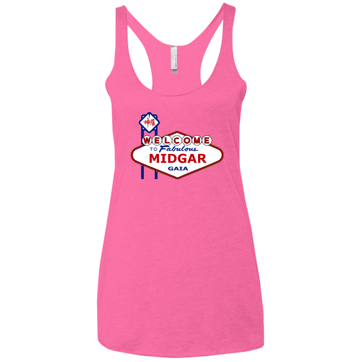 T-Shirts Vintage Pink / X-Small Viva Midgar Women's Triblend Racerback Tank