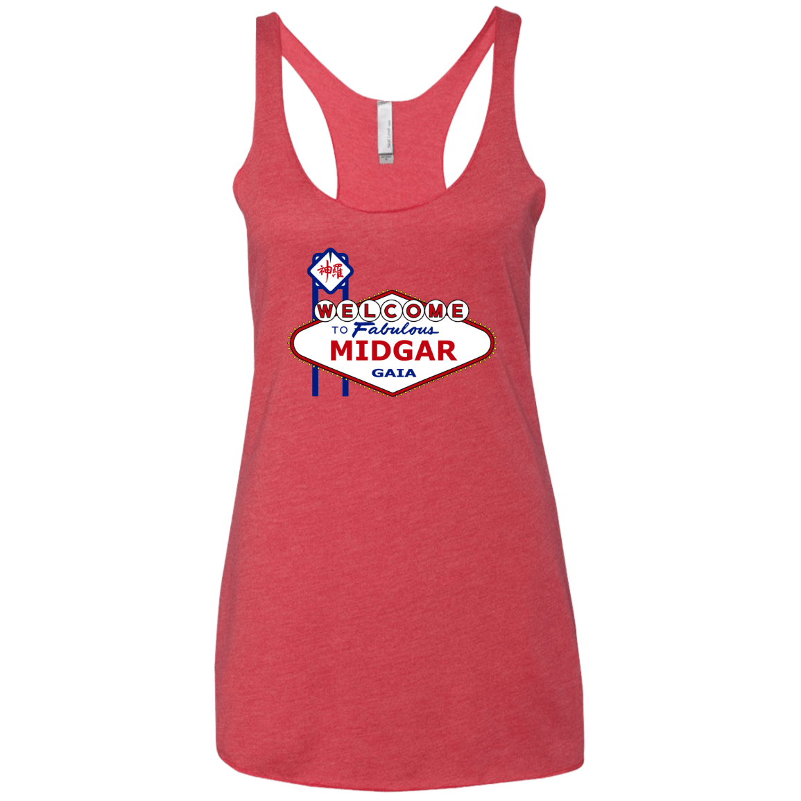 T-Shirts Vintage Red / X-Small Viva Midgar Women's Triblend Racerback Tank