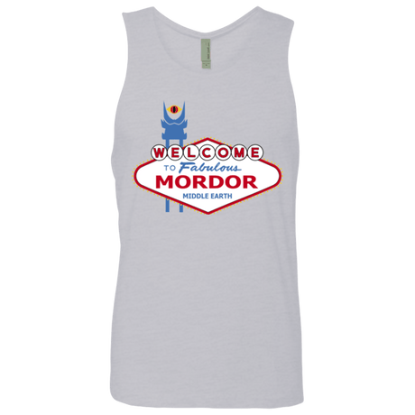 T-Shirts Heather Grey / Small Viva Mordor Men's Premium Tank Top