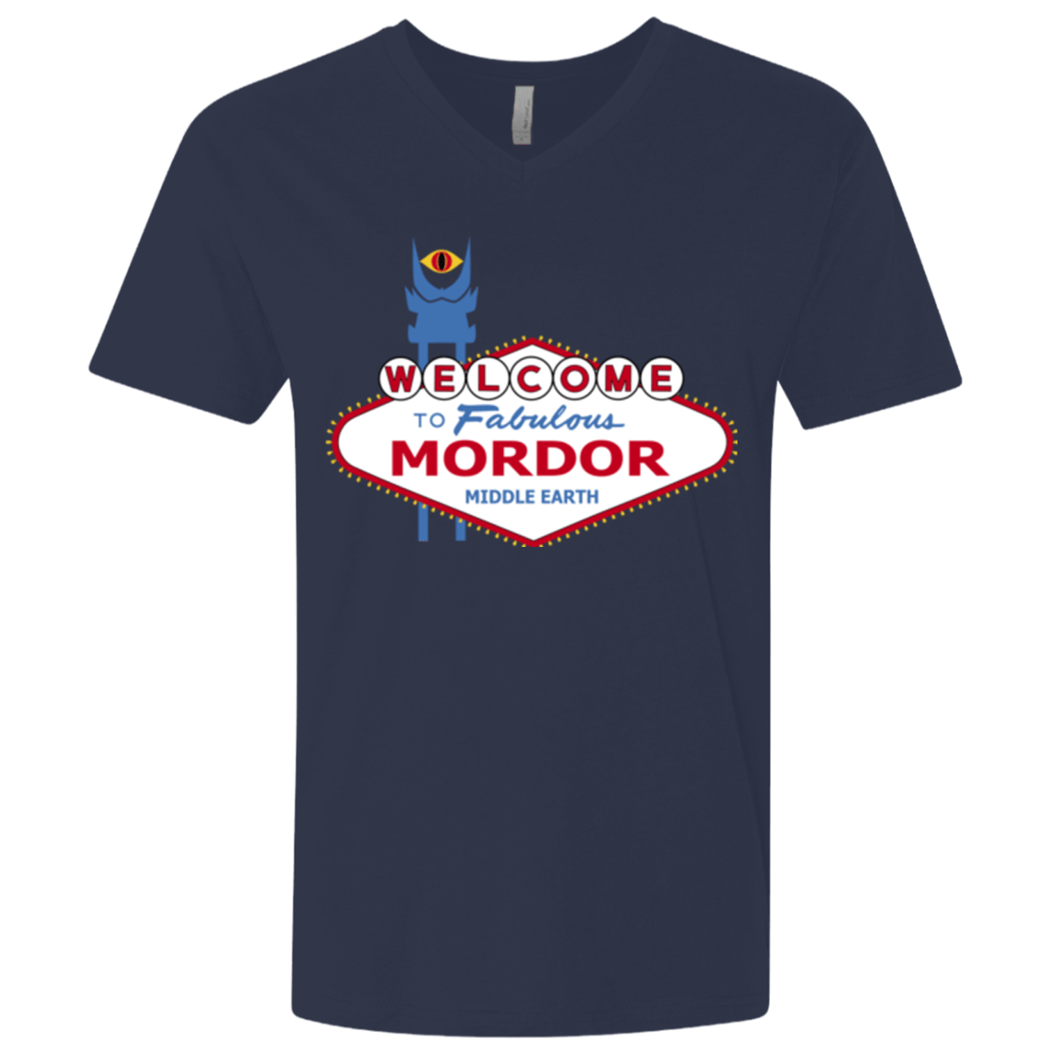 T-Shirts Midnight Navy / X-Small Viva Mordor Men's Premium V-Neck