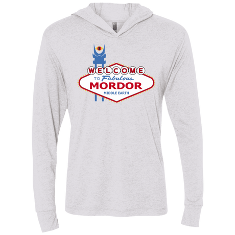 T-Shirts Heather White / X-Small Viva Mordor Triblend Long Sleeve Hoodie Tee