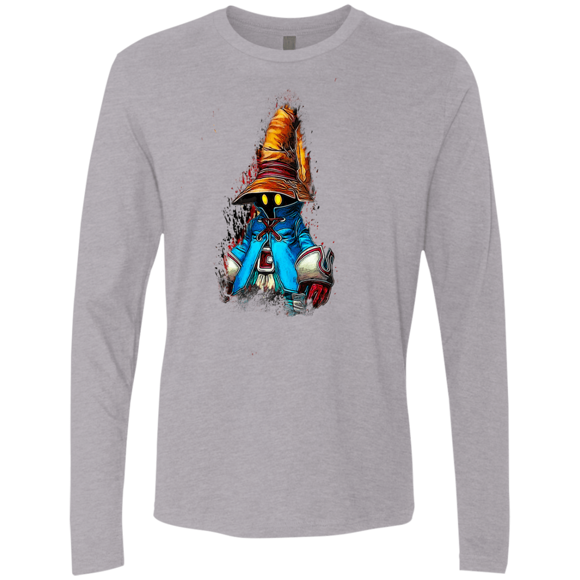 T-Shirts Heather Grey / Small VIVI Men's Premium Long Sleeve