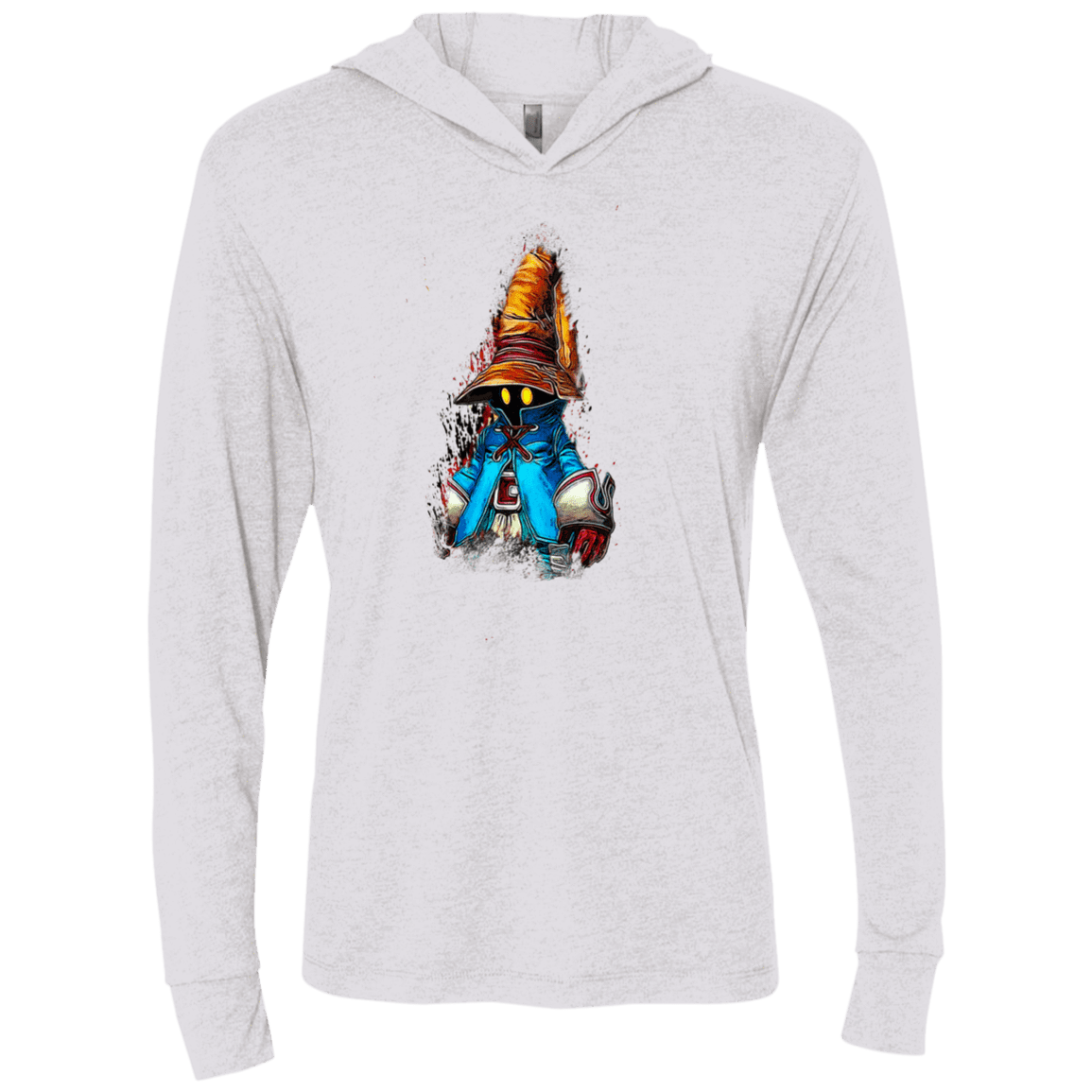 T-Shirts Heather White / X-Small VIVI Triblend Long Sleeve Hoodie Tee