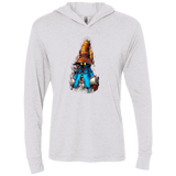T-Shirts Heather White / X-Small VIVI Triblend Long Sleeve Hoodie Tee